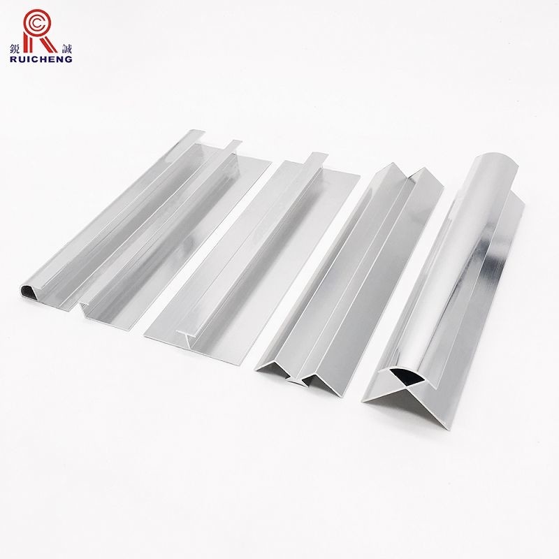 Mill Finished Aluminum Corner Tile Trim 2400mm Length ISO14001 Certification