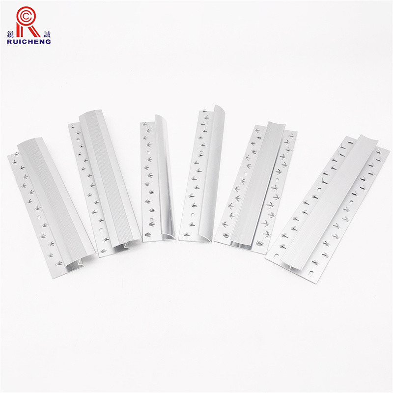 Silver Threshold Laminate Floor Carpet Transition Aluminum Trim Strip