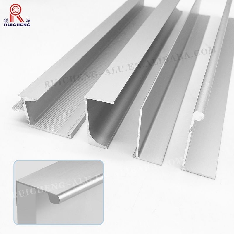 0.65mm Aluminium Handle Profile , T8 G Profile Handle Black Powder Coated